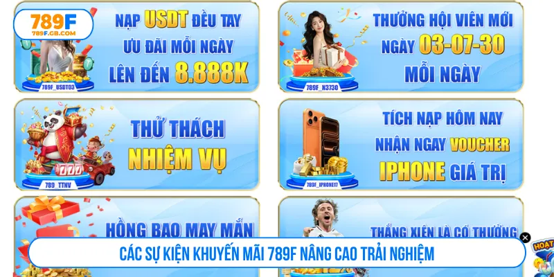 789F triển khai các khuyến mãi vượt trội cho người chơi