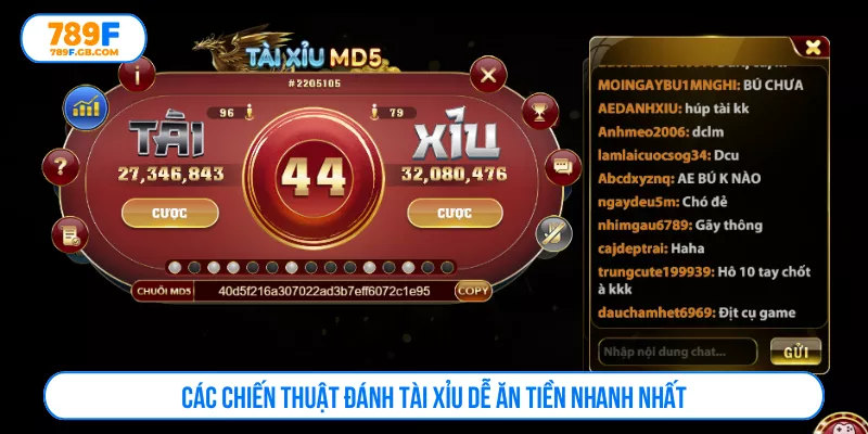 Các chiến thuật đánh tài xỉu dễ ăn tiền nhanh nhất