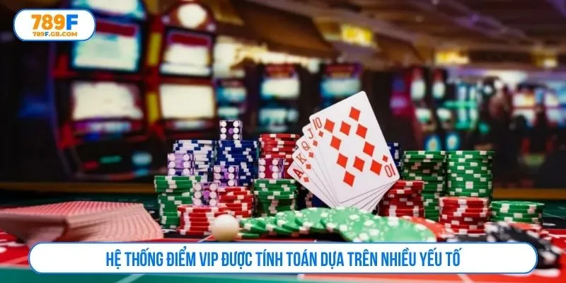 Hệ thống điểm VIP được tính toán dựa trên nhiều yếu tố