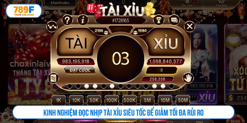 Kinh nghiệm đọc nhịp tài xỉu siêu tốc để giảm tối đa rủi ro