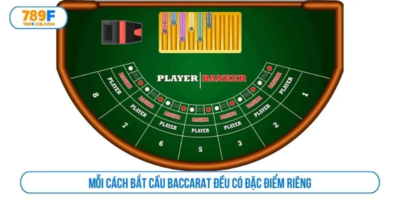 Mỗi cách bắt cầu baccarat đều có đặc điểm riêng