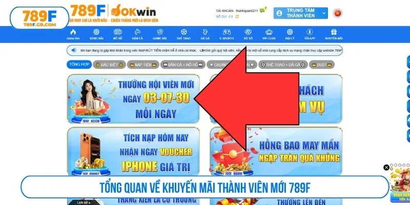 Tổng quan về khuyến mãi thành viên mới 789F